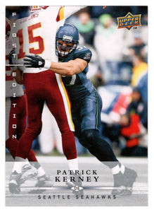 Patrick Kerney - Seattle Seahawks (NFL Football Card) 2008 Upper Deck First Edition # 127 Mint