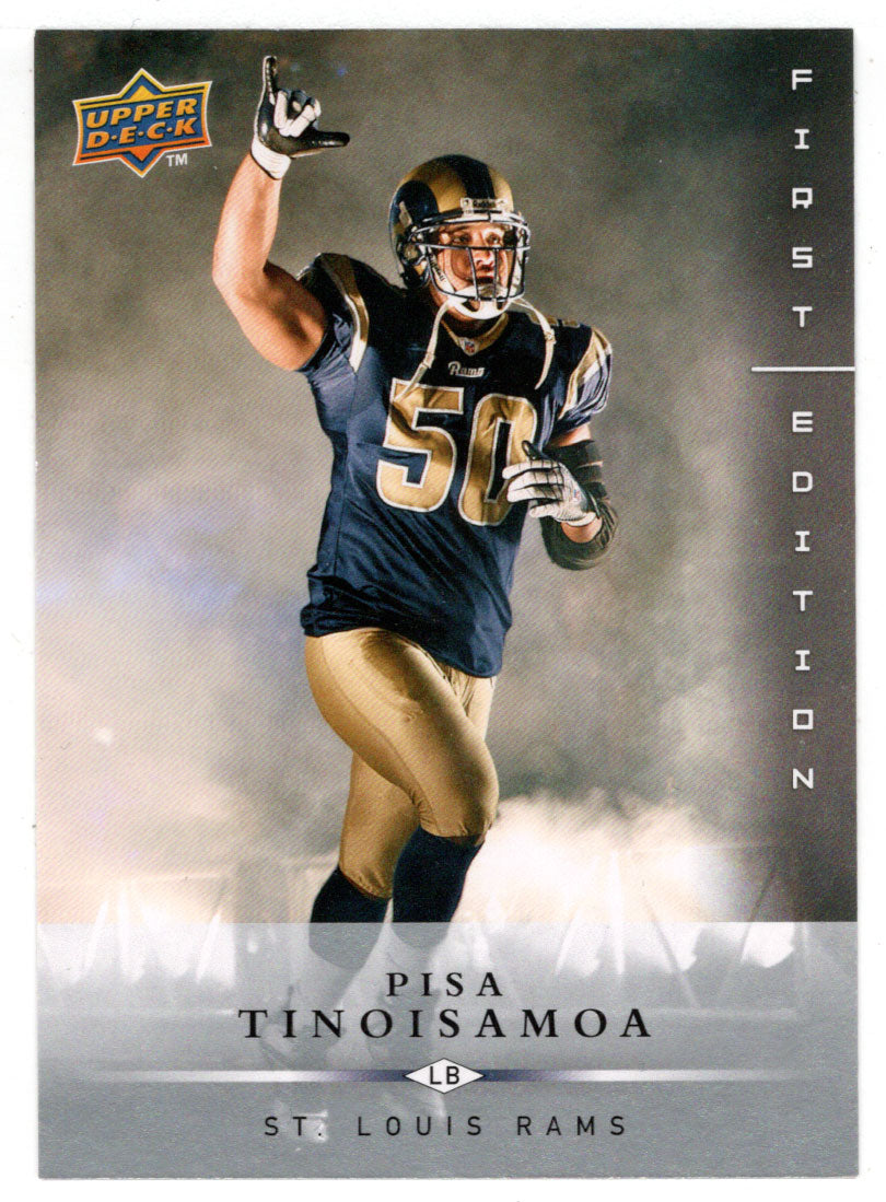 Pisa Tinoisamoa - St. Louis Rams (NFL Football Card) 2008 Upper Deck First Edition # 131 Mint