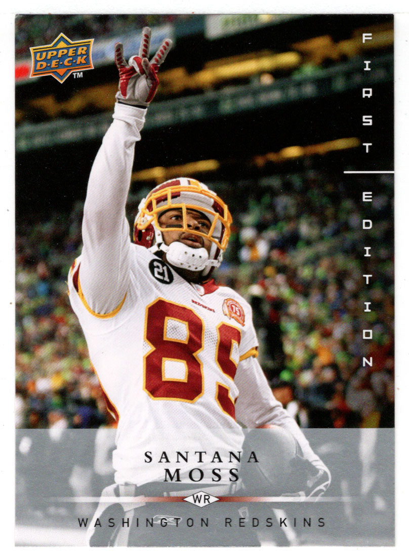 Santana Moss - Washington Redskins (NFL Football Card) 2008 Upper Deck First Edition # 150 Mint