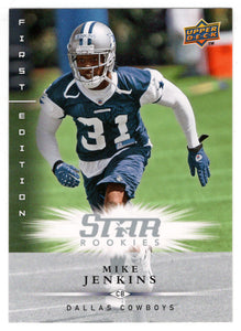 Mike Jenkins RC - Dallas Cowboys (NFL Football Card) 2008 Upper Deck First Edition # 161 Mint