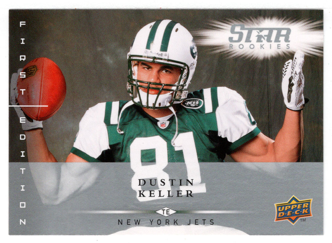 Dustin Keller RC - New York Jets (NFL Football Card) 2008 Upper Deck First Edition # 162 Mint