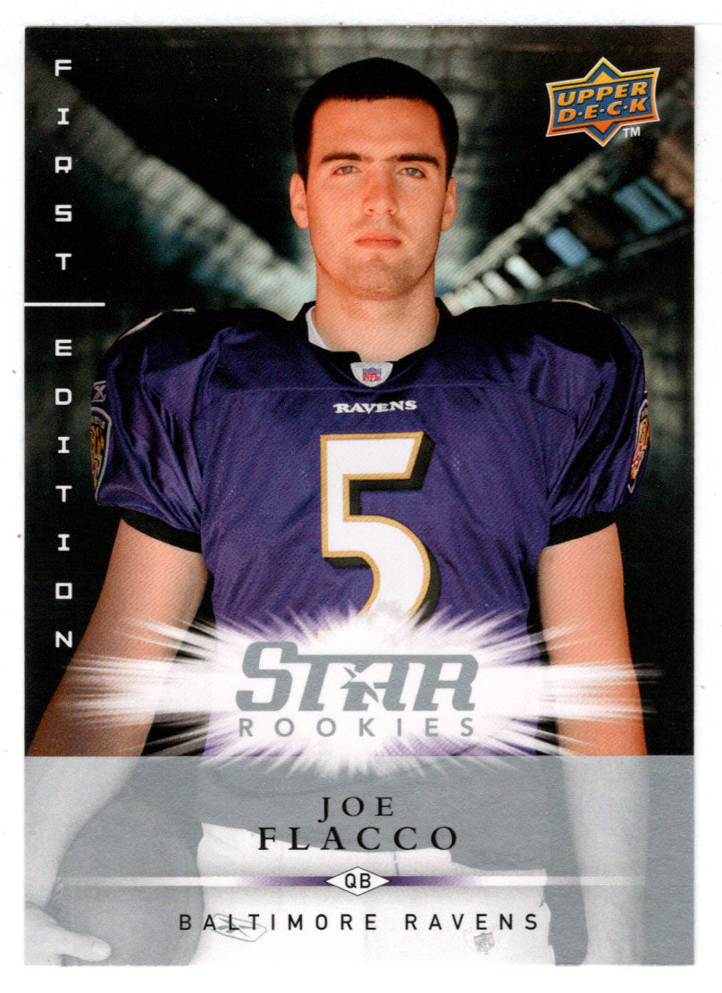 Joe Flacco RC - Baltimore Ravens (NFL Football Card) 2008 Upper Deck First Edition # 170 Mint