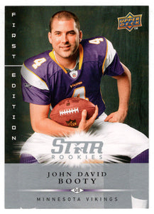 John David Booty RC - Minnesota Vikings (NFL Football Card) 2008 Upper Deck First Edition # 171 Mint