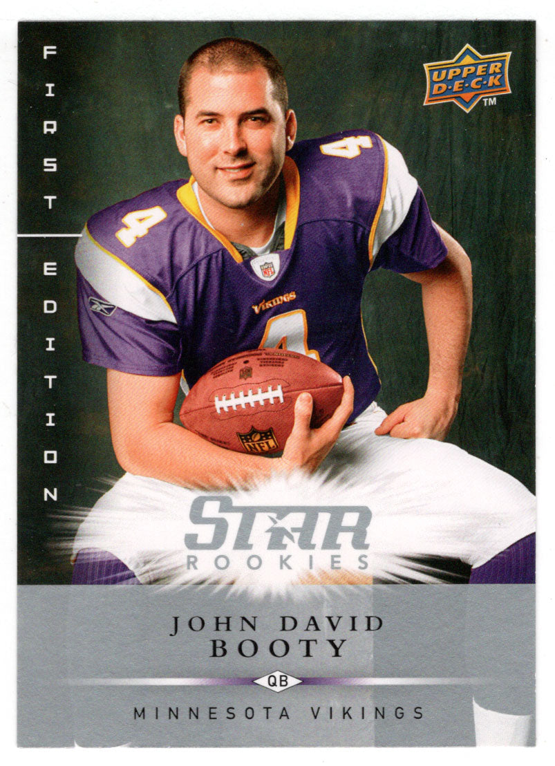 John David Booty RC - Minnesota Vikings (NFL Football Card) 2008 Upper Deck First Edition # 171 Mint