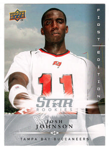 Josh Johnson RC - Tampa Bay Buccaneers (NFL Football Card) 2008 Upper Deck First Edition # 173 Mint