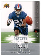 Kenny Phillips RC - New York Giants (NFL Football Card) 2008 Upper Deck First Edition # 174 Mint
