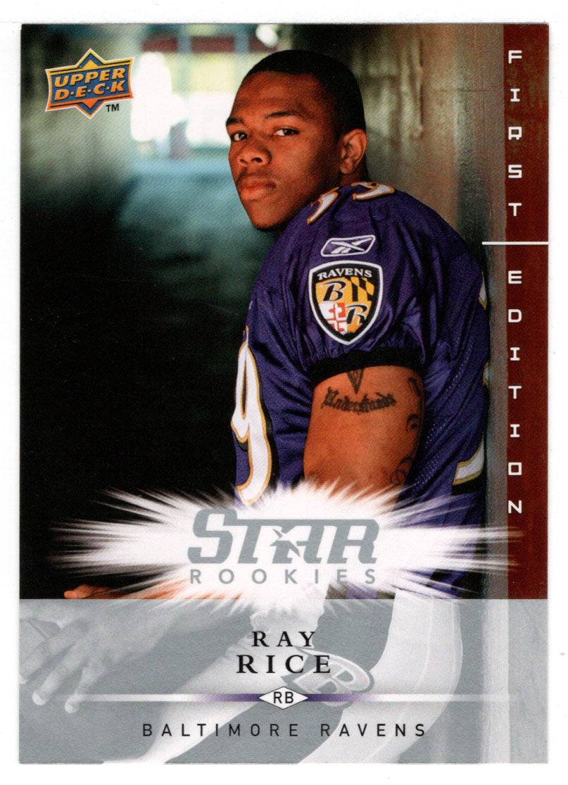 Ray Rice RC - Baltimore Ravens (NFL Football Card) 2008 Upper Deck First Edition # 187 Mint