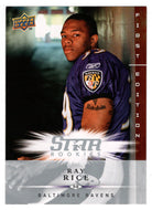 Ray Rice RC - Baltimore Ravens (NFL Football Card) 2008 Upper Deck First Edition # 187 Mint