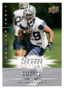 Tashard Choice RC - Dallas Cowboys (NFL Football Card) 2008 Upper Deck First Edition # 193 Mint