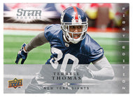 Terrell Thomas RC - New York Giants (NFL Football Card) 2008 Upper Deck First Edition # 194 Mint