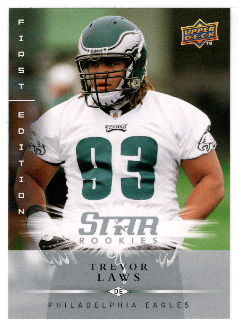 Trevor Laws RC - Philadelphia Eagles (NFL Football Card) 2008 Upper Deck First Edition # 198 Mint