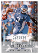 Andre Woodson RC - New York Giants (NFL Football Card) 2008 Upper Deck First Edition # 202 Mint