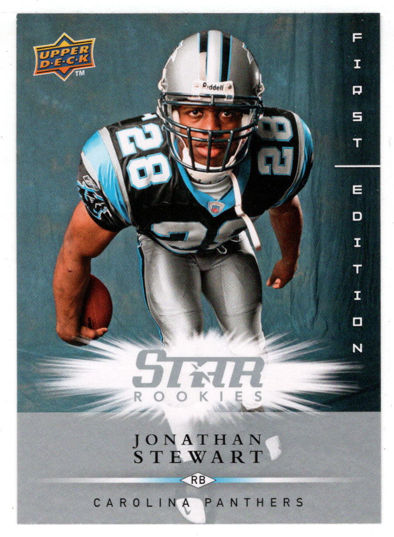 Jonathan Stewart RC - Carolina Panthers (NFL Football Card) 2008 Upper Deck First Edition # 215 Mint