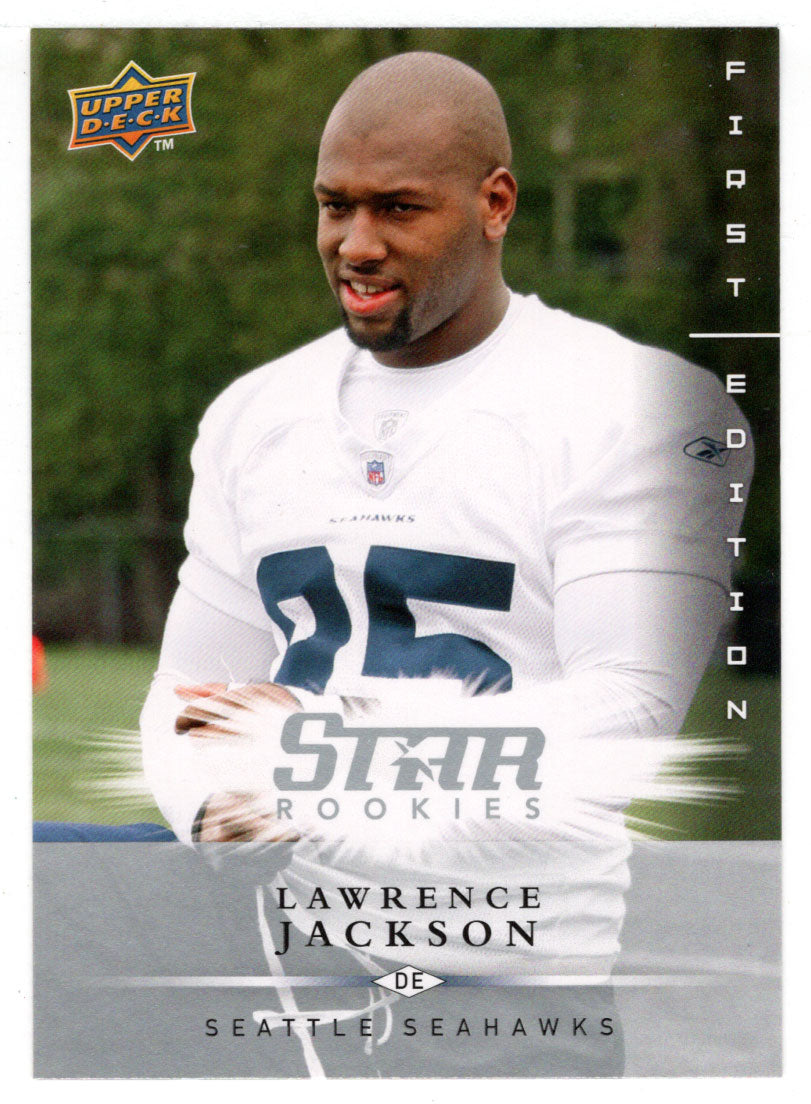 Lawrence Jackson RC - Seattle Seahawks (NFL Football Card) 2008 Upper Deck First Edition # 219 Mint