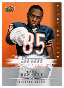Earl Bennett RC - Chicago Bears (NFL Football Card) 2008 Upper Deck First Edition # 223 Mint