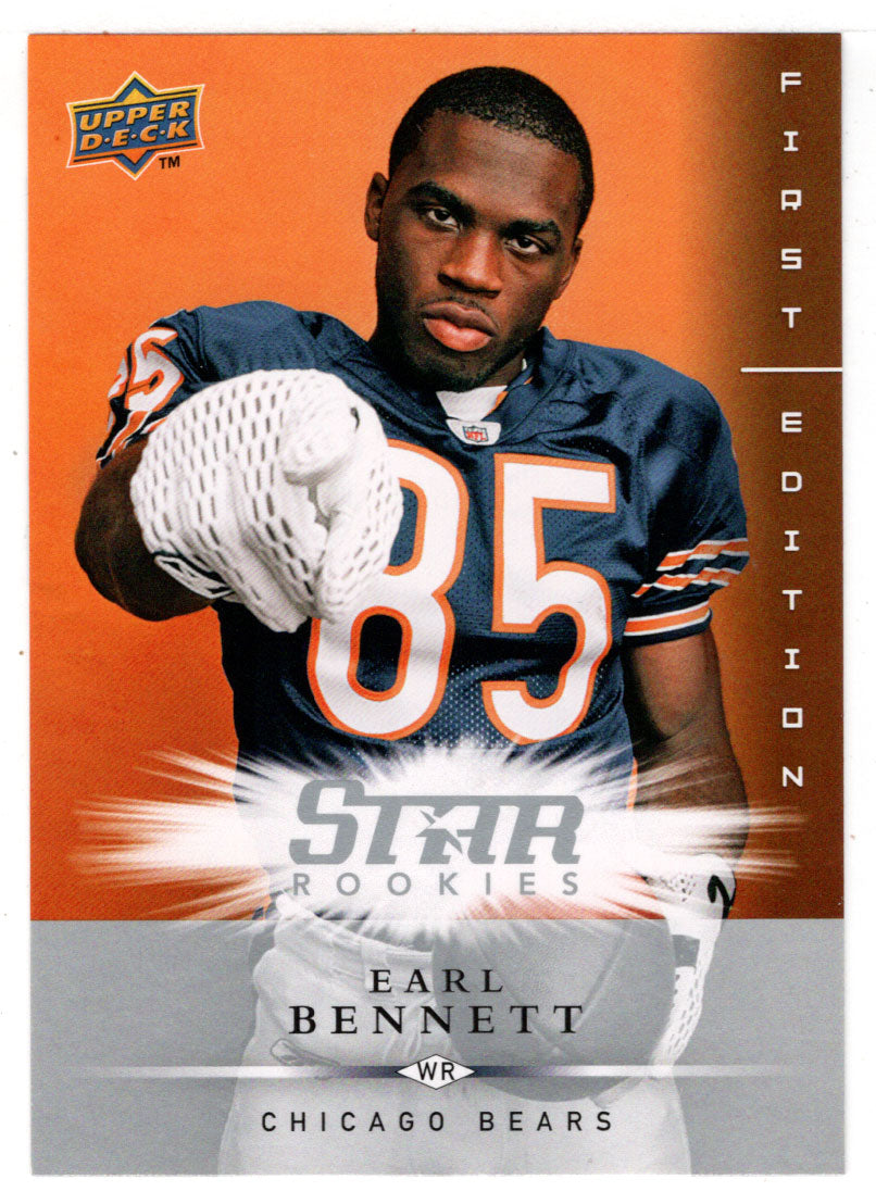 Earl Bennett RC - Chicago Bears (NFL Football Card) 2008 Upper Deck First Edition # 223 Mint