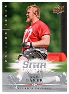 Sam Baker RC - Atlanta Falcons (NFL Football Card) 2008 Upper Deck First Edition # 224 Mint