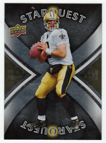 Drew Brees - New Orleans Saints - StarQuest (NFL Football Card) 2008 Upper Deck First Edition # SQ-10 Mint