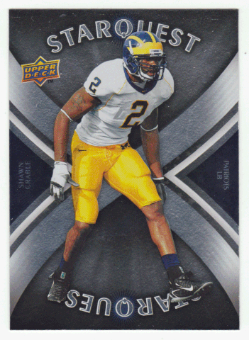 Shawn Crable - New England Patriots - StarQuest (NFL Football Card) 2008 Upper Deck First Edition # SQ-16 Mint