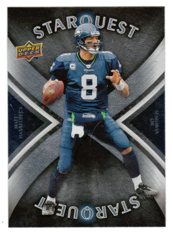 Matt Hasselbeck - Seattle Seahawks - StarQuest (NFL Football Card) 2008 Upper Deck First Edition # SQ-21 Mint