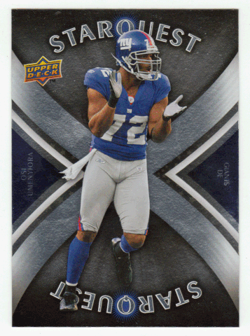 Osi Umenyiora - New York Giants - StarQuest (NFL Football Card) 2008 Upper Deck First Edition # SQ-23 Mint