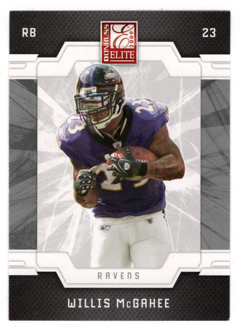 Willis McGahee - Baltimore Ravens (NFL Football Card) 2009 Donruss Elite # 8 Mint