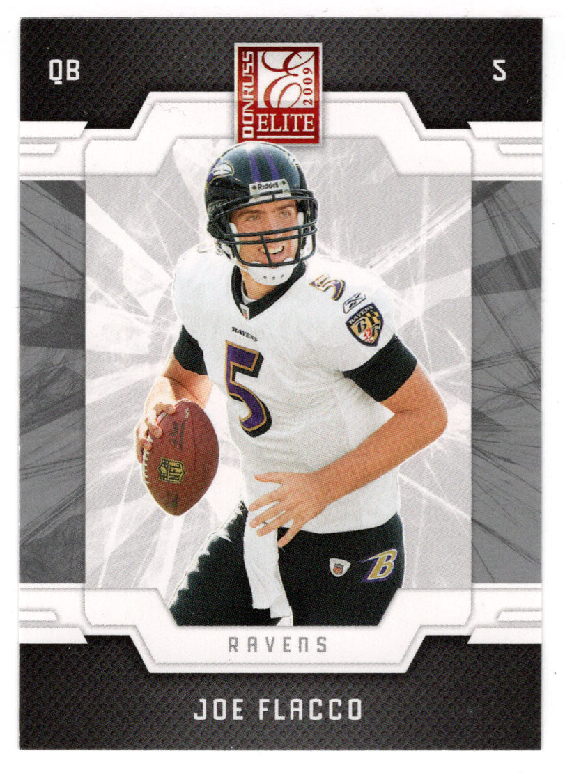 Joe Flacco - Baltimore Ravens (NFL Football Card) 2009 Donruss Elite # 9 Mint