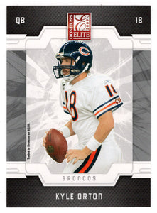 Kyle Orton - Chicago Bears (NFL Football Card) 2009 Donruss Elite # 18 Mint