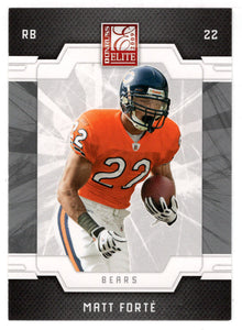 Matt Forte - Chicago Bears (NFL Football Card) 2009 Donruss Elite # 19 Mint