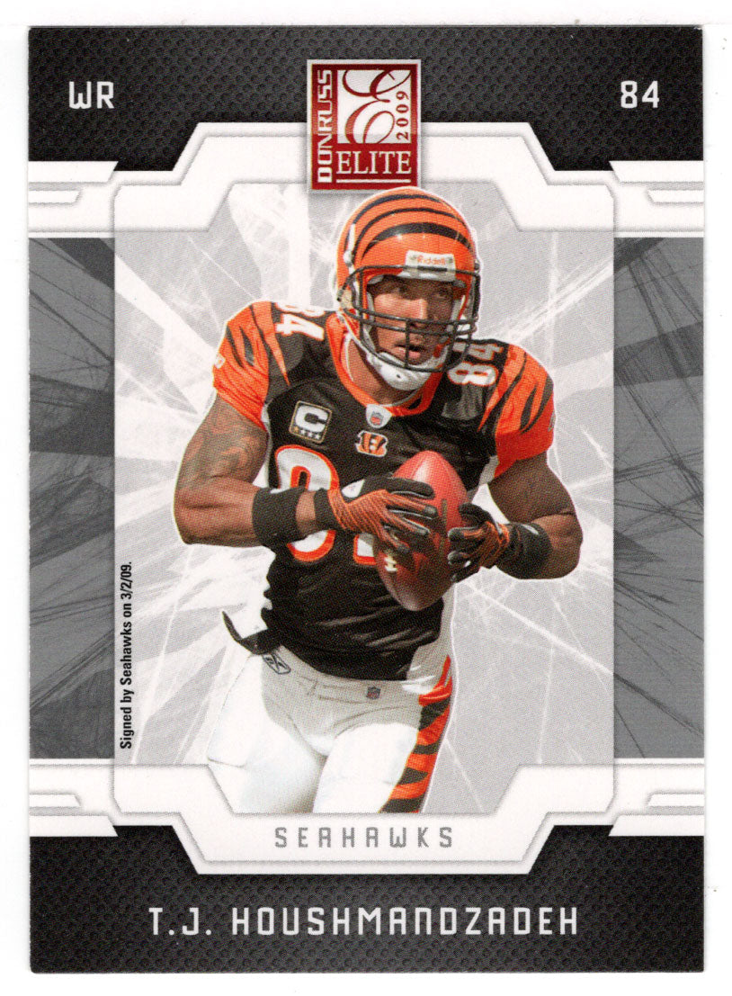 T.J. Houshmandzadeh - Cincinnati Bengals - Seattle Seahawks (NFL Football Card) 2009 Donruss Elite # 22 Mint