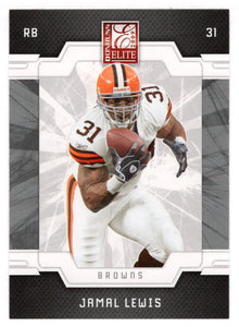 Jamal Lewis - Cleveland Browns (NFL Football Card) 2009 Donruss Elite # 24 Mint