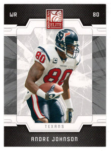 Andre Johnson - Houston Texans (NFL Football Card) 2009 Donruss Elite # 40 Mint