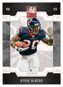 Steve Slaton - Houston Texans (NFL Football Card) 2009 Donruss Elite # 41 Mint