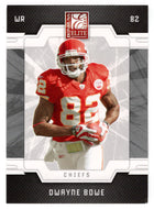 Dwayne Bowe - Kansas City Chiefs (NFL Football Card) 2009 Donruss Elite # 50 Mint