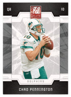 Chad Pennington - Miami Dolphins (NFL Football Card) 2009 Donruss Elite # 51 Mint