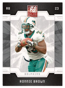 Ronnie Brown - Miami Dolphins (NFL Football Card) 2009 Donruss Elite # 52 Mint