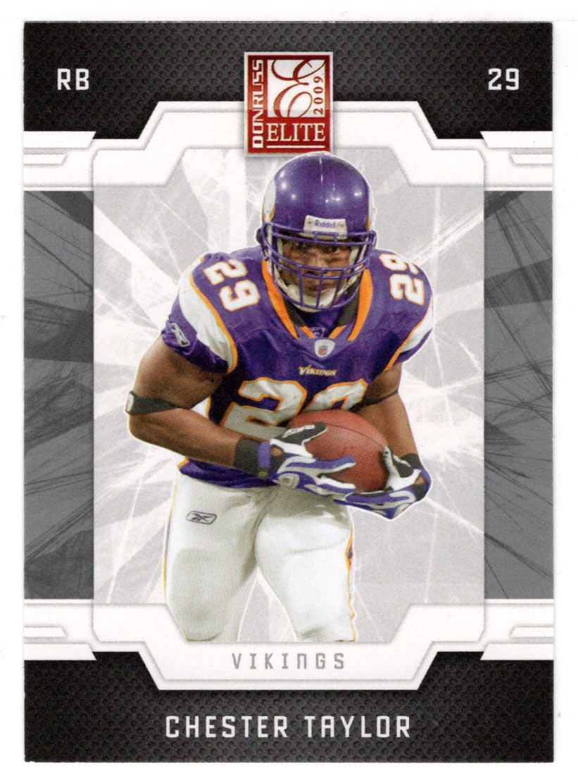 Chester Taylor - Minnesota Vikings (NFL Football Card) 2009 Donruss Elite # 56 Mint