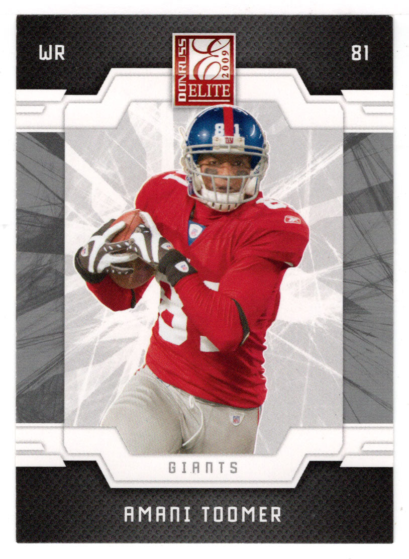 Amani Toomer - New York Giants (NFL Football Card) 2009 Donruss Elite # 64 Mint