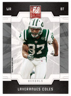 Laveranues Coles - Cincinnati Bengals - New York Jets (NFL Football Card) 2009 Donruss Elite # 68 Mint