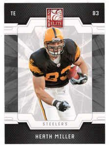 Heath Miller - Pittsburgh Steelers (NFL Football Card) 2009 Donruss Elite # 79 Mint