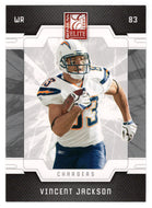 Vincent Jackson - San Diego Chargers (NFL Football Card) 2009 Donruss Elite # 82 Mint