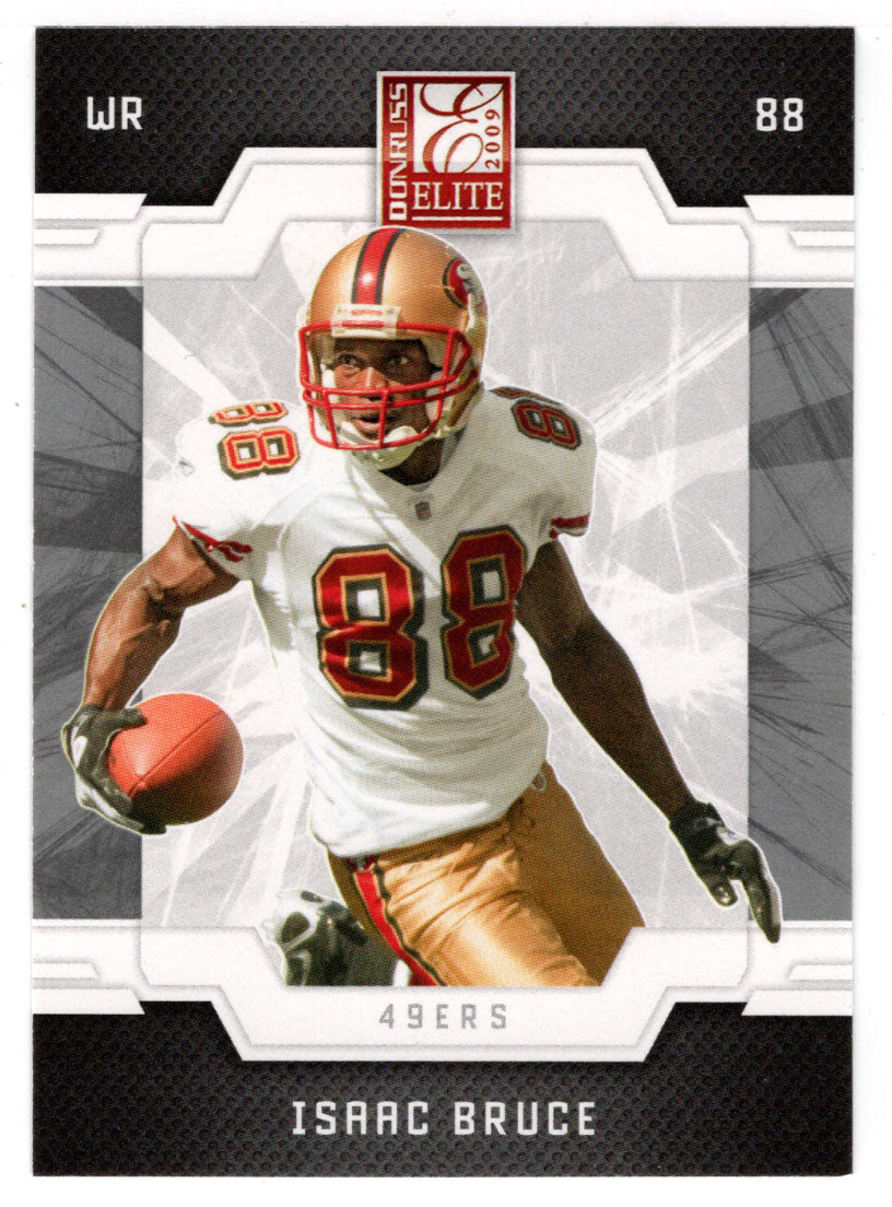 Isaac Bruce - San Francisco 49ers (NFL Football Card) 2009 Donruss Elite # 84 Mint