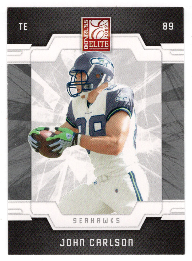 John Carlson - Seattle Seahawks (NFL Football Card) 2009 Donruss Elite # 87 Mint