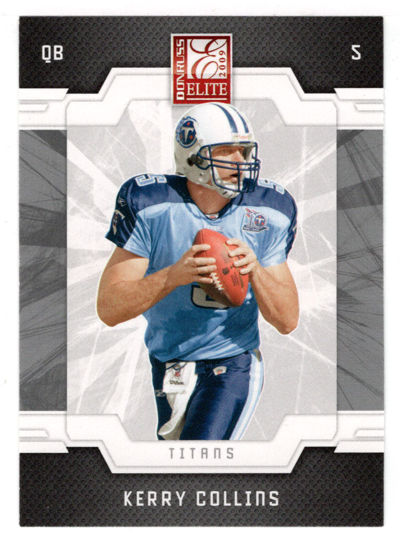 Kerry Collins - Tennessee Titans (NFL Football Card) 2009 Donruss Elite # 94 Mint