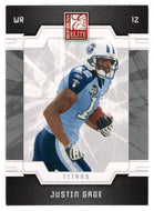 Justin Gage - Tennessee Titans (NFL Football Card) 2009 Donruss Elite # 95 Mint