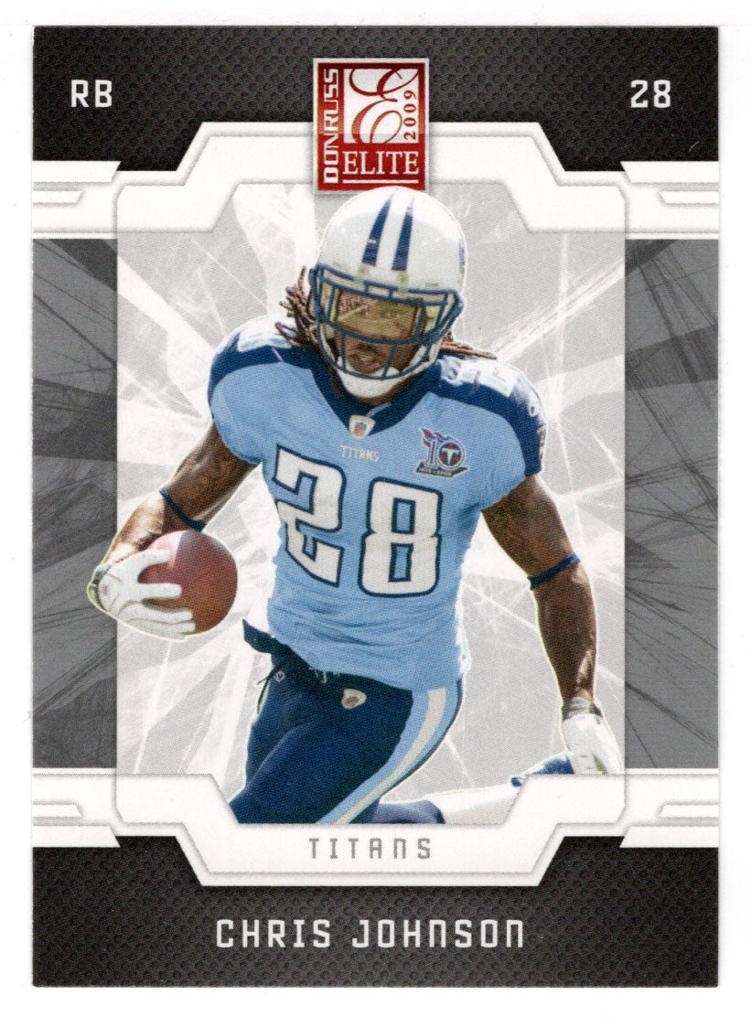 Chris Johnson - Tennessee Titans (NFL Football Card) 2009 Donruss Elite # 96 Mint