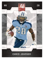 Chris Johnson - Tennessee Titans (NFL Football Card) 2009 Donruss Elite # 96 Mint