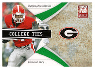 Knowshon Moreno 491/899 (NFL Football Card) 2009 Donruss Elite College Ties Green # 14 Mint