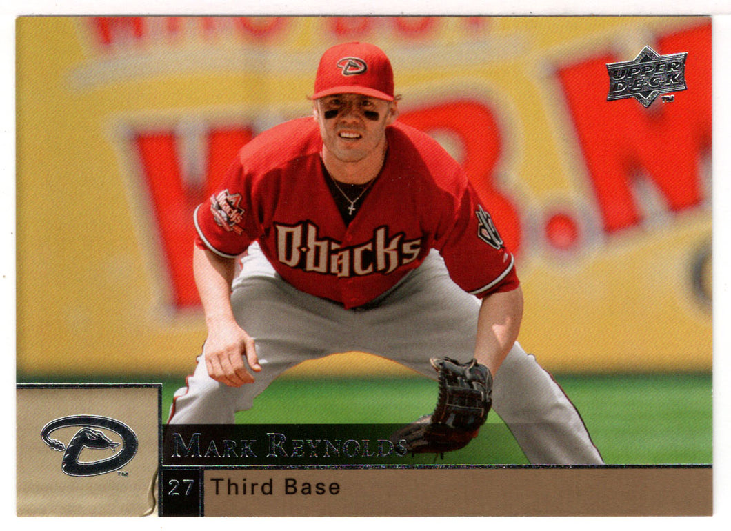 Mark Reynolds - Arizona Diamondbacks (MLB Baseball Card) 2009 Upper Deck # 7 Mint