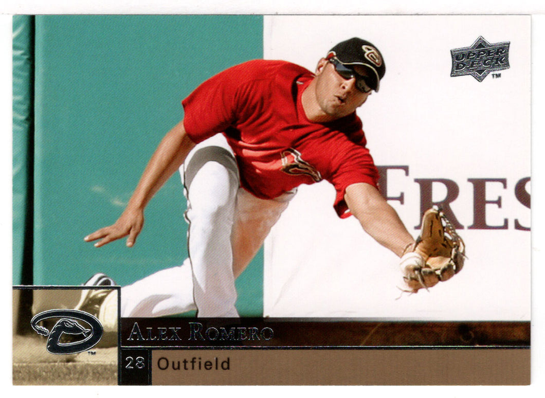 Alex Romero - Arizona Diamondbacks (MLB Baseball Card) 2009 Upper Deck # 12 Mint